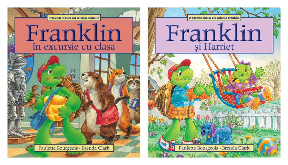 Pachet: Franklin in excursie cu clasa + Franklin și Harriet