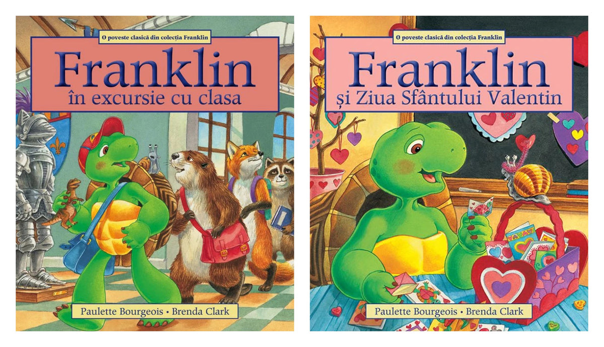 Pachet: Franklin in excursie cu clasa + Franklin și Ziua Sfântului Valentin
