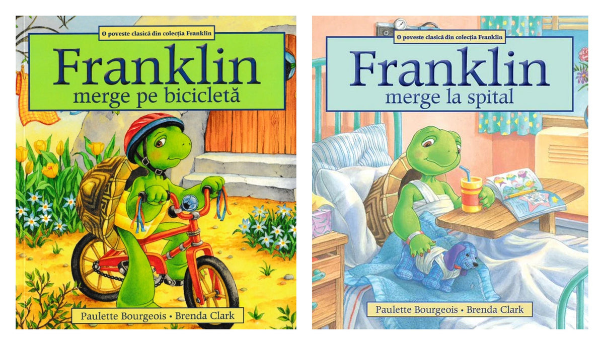 Franklin merge pe bicicleta - Paulette Bourgeois + Franklin merge la spital