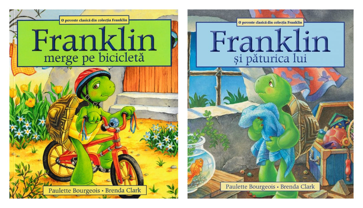 Franklin merge pe bicicleta - Paulette Bourgeois + Franklin și păturica lui