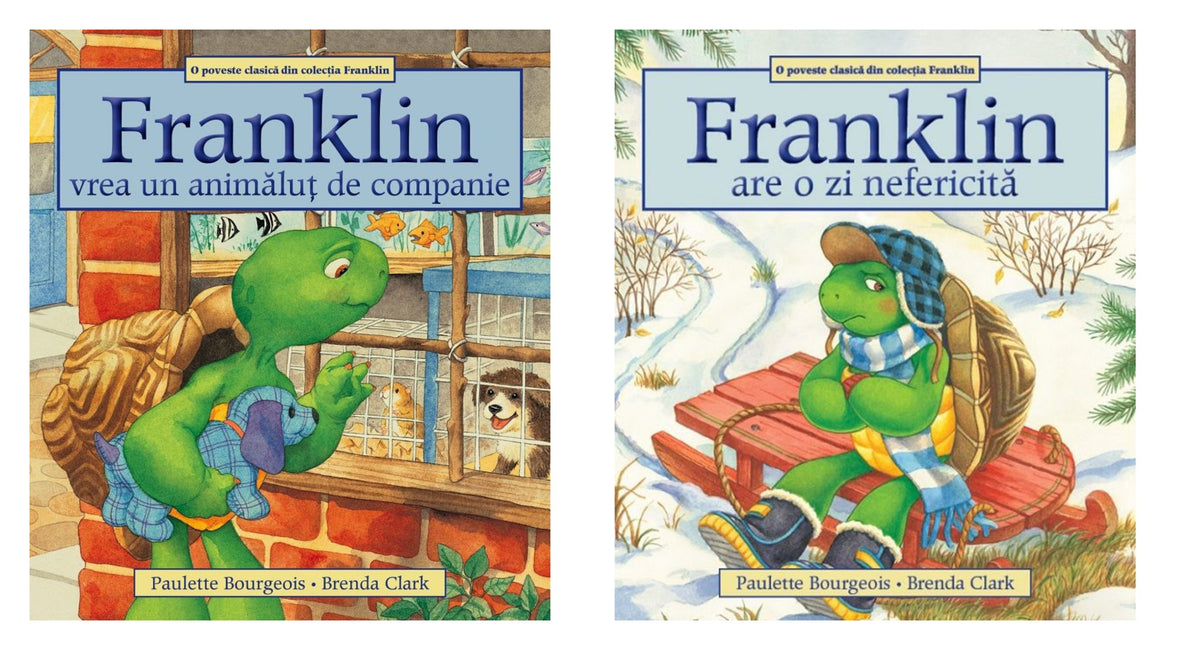 Pachet: Franklin vrea un animăluț de companie + Franklin are o zi nefericita