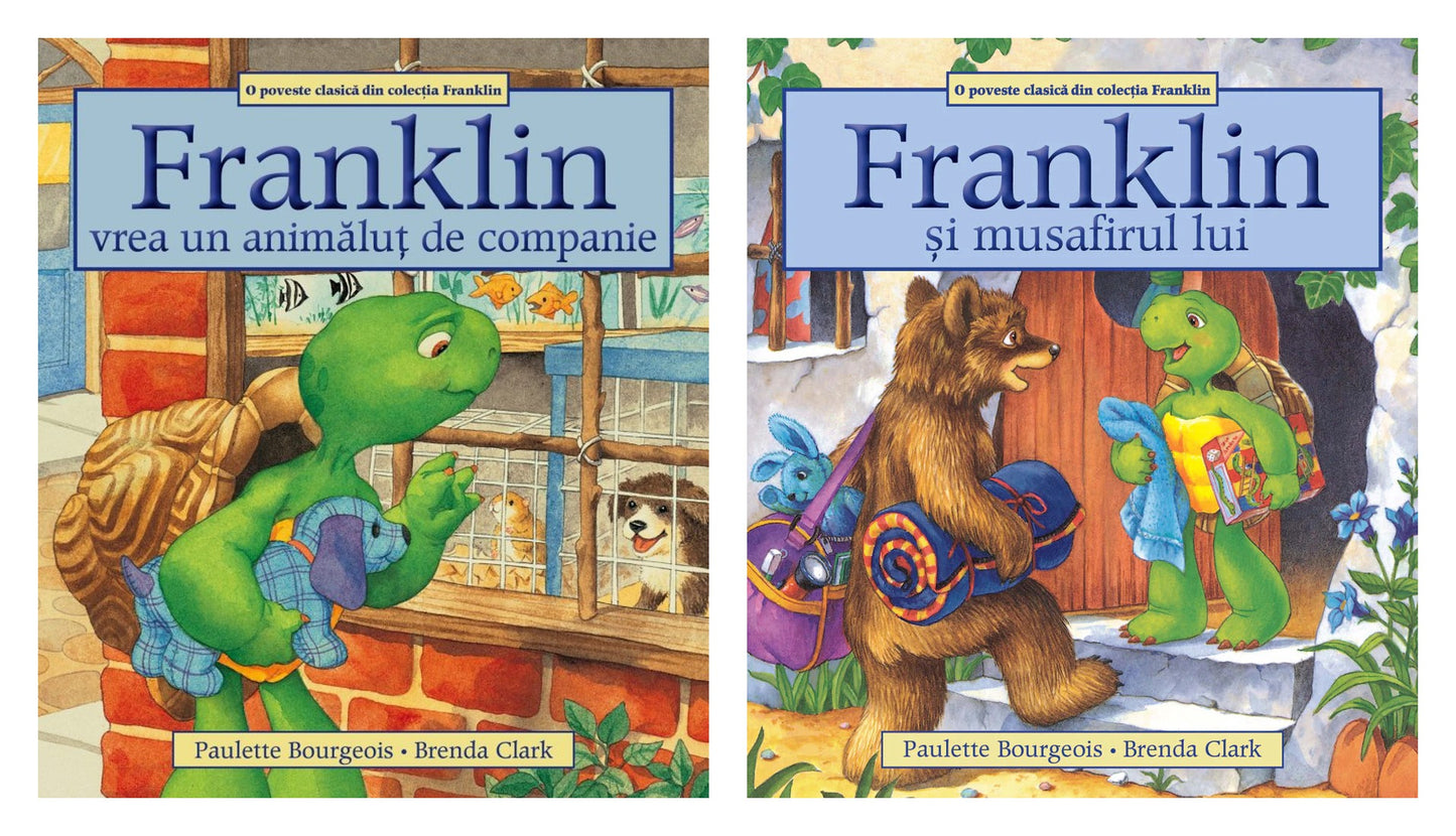 Franklin vrea un animăluț de companie + Franklin și musafirul lui