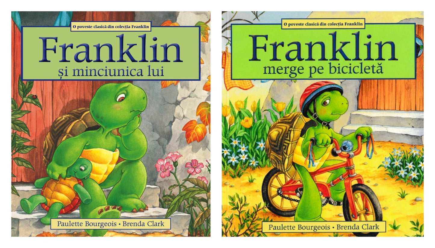 Franklin si minciunica lui + Franklin merge pe bicicleta - Paulette Bourgeois