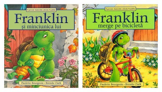 Franklin si minciunica lui + Franklin merge pe bicicleta - Paulette Bourgeois