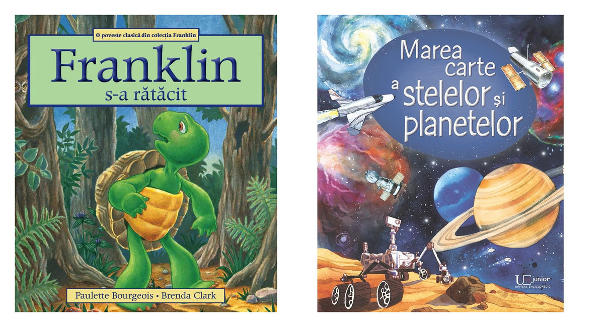 Pachet: Franklin s-a ratacit + Marea carte a stelelor si planetelor, Usborne Books