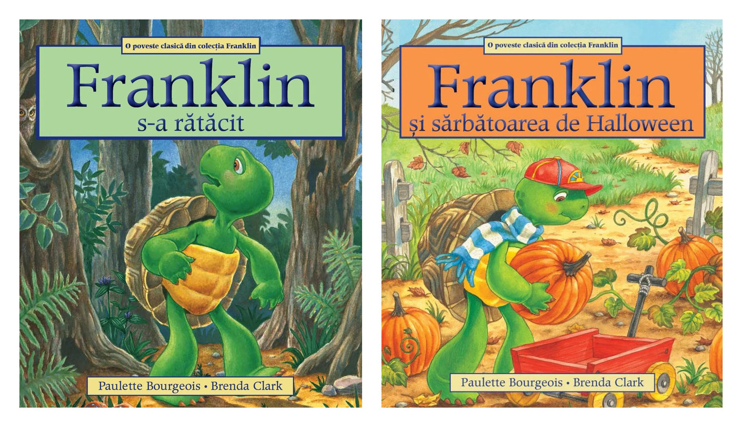 Franklin s-a ratacit + Franklin si sarbatoarea de Halloween