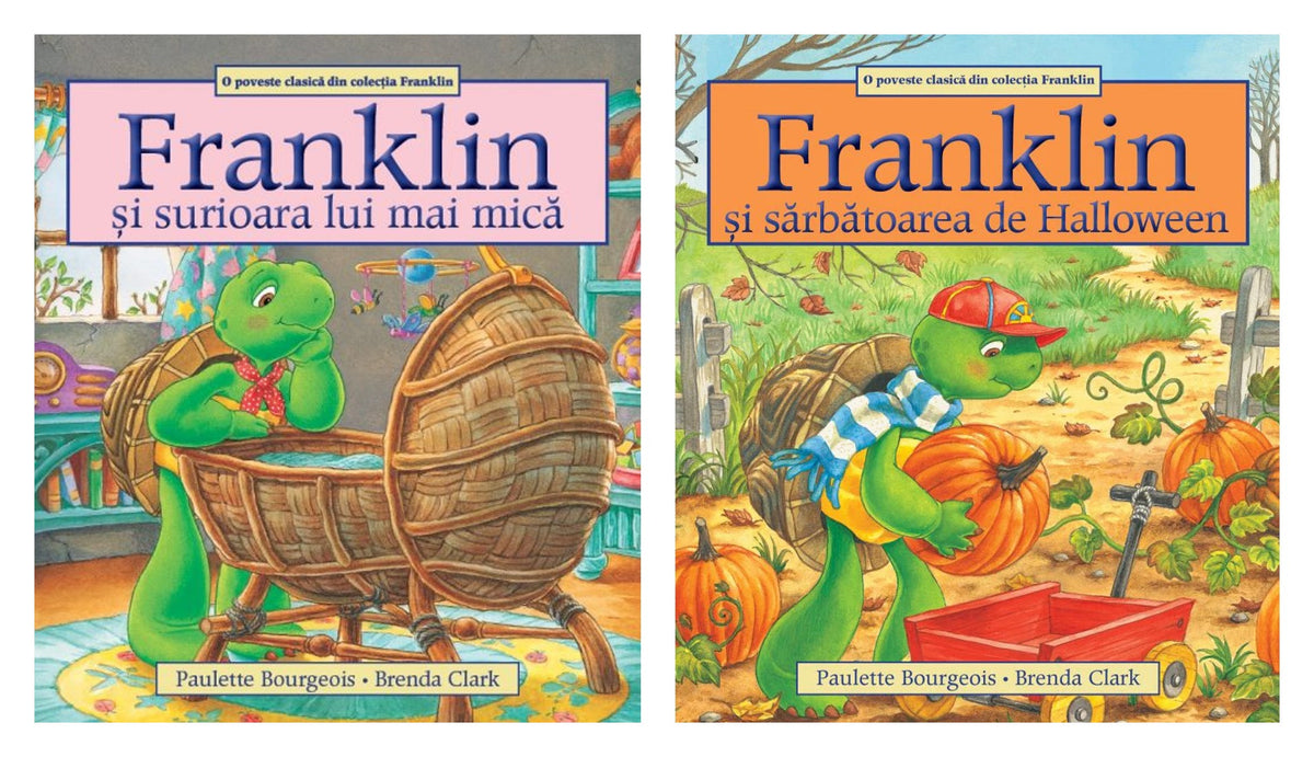 Franklin și surioara lui mai mică + Franklin si sarbatoarea de Halloween