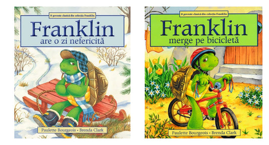 Franklin are o zi nefericita + Franklin merge pe bicicleta - Paulette Bourgeois