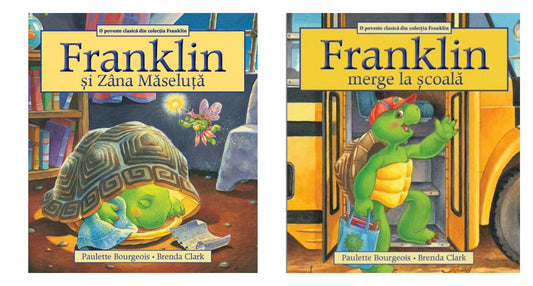 Franklin și Zâna Măseluță + Franklin merge la scoala - Paulette Bourgeois, Brenda Clark