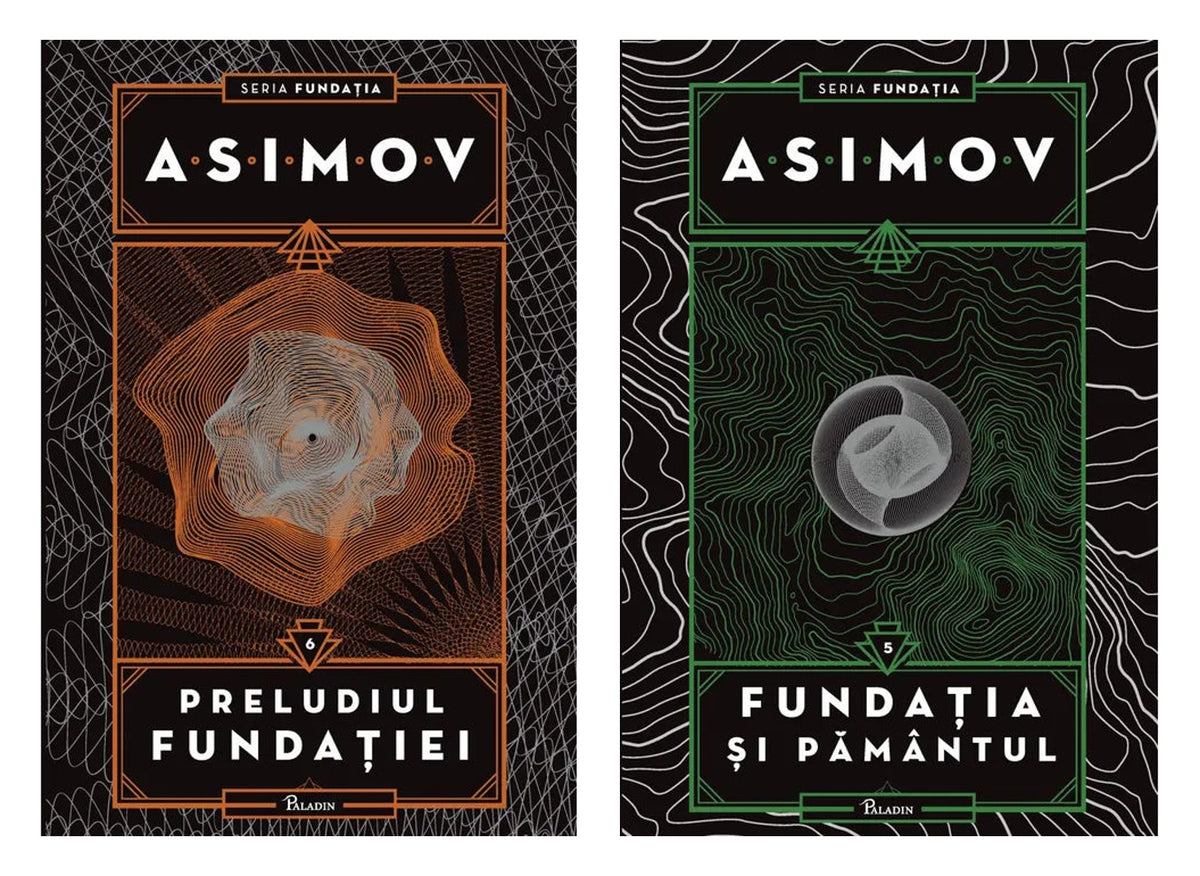 Fundatia #6 - PRELUDIUL FUNDATIEI (Isaac Asimov) + Fundația V. Fundația și Pământul