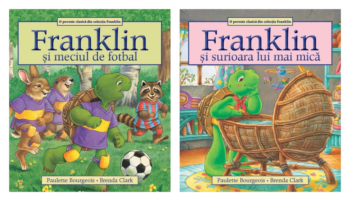 Franklin si meciul de fotbal + Franklin și surioara lui mai mică