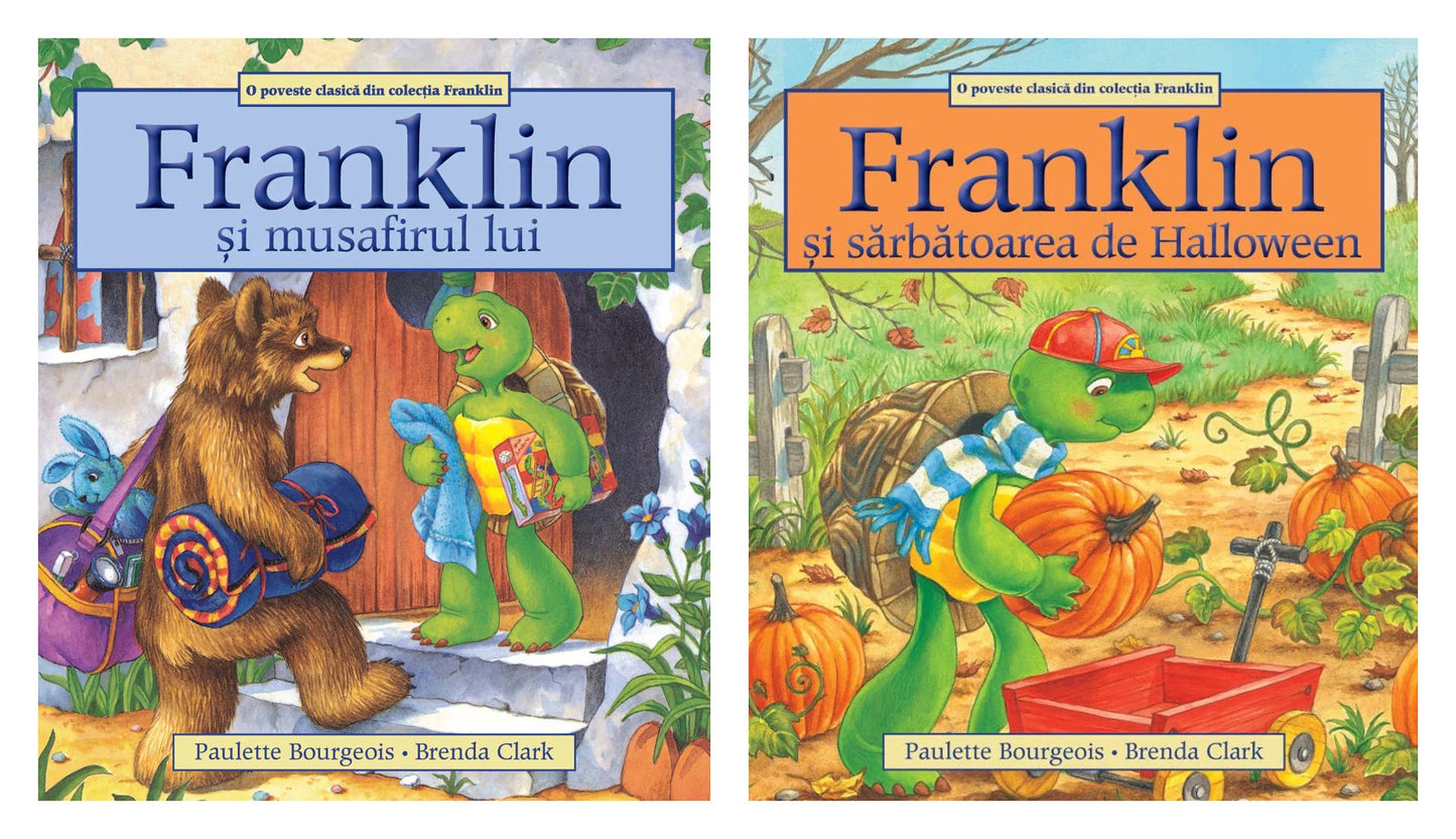 Franklin și musafirul lui + Franklin si sarbatoarea de Halloween