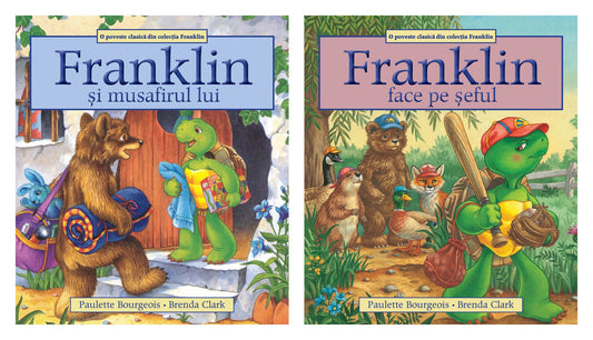 Franklin și musafirul lui + Franklin face pe șeful