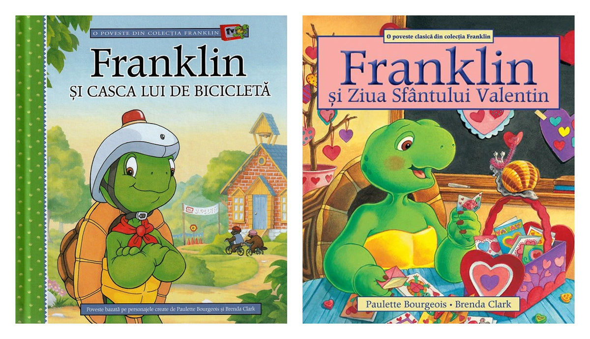 Franklin si casca lui de bicicleta + Franklin și Ziua Sfântului Valentin