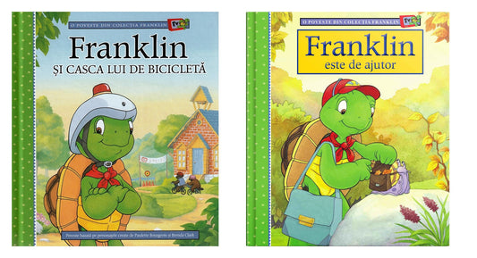 Franklin si casca lui de bicicleta + Franklin este de ajutor