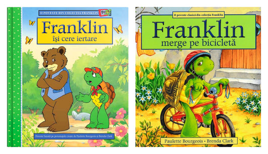 Franklin își cere iertare + Franklin merge pe bicicleta - Paulette Bourgeois