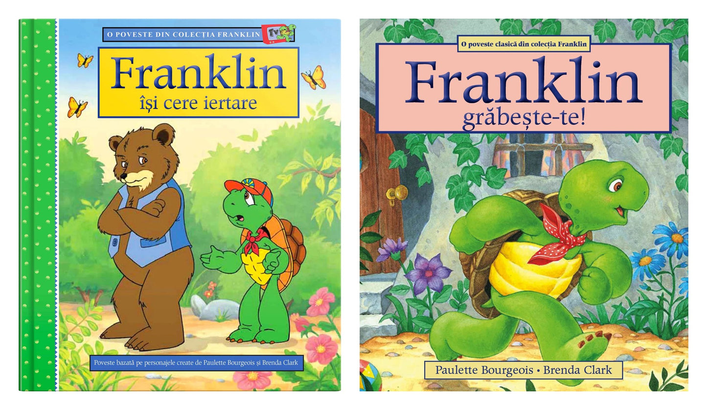 Franklin își cere iertare + Franklin, grabeste-te! - Paulette Bourgeois, Brenda Clark