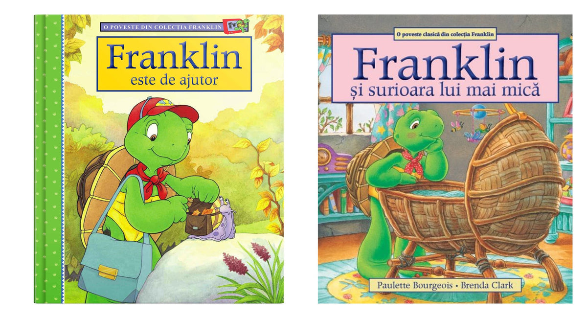 Pachet: Franklin este de ajutor + Franklin și surioara lui mai mică