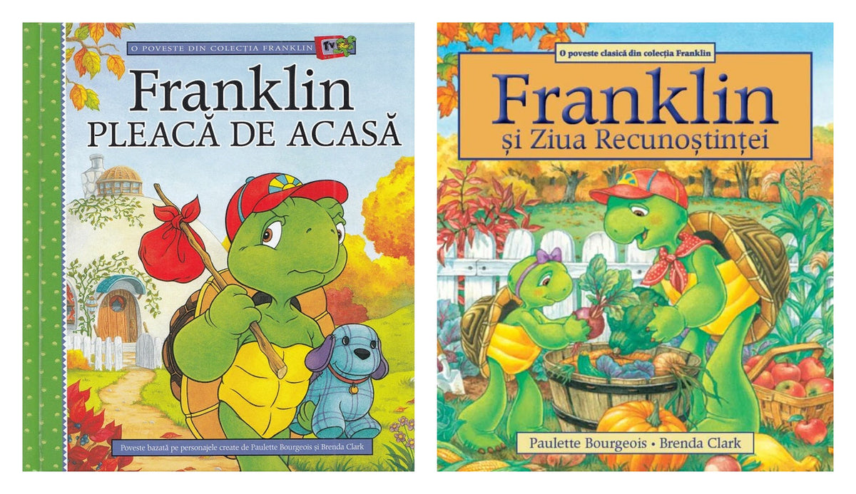 Franklin pleaca de acasa + Franklin si Ziua Recunostintei