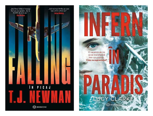 Falling - T.J. Newman + Infern in paradis - Lucy Clarke