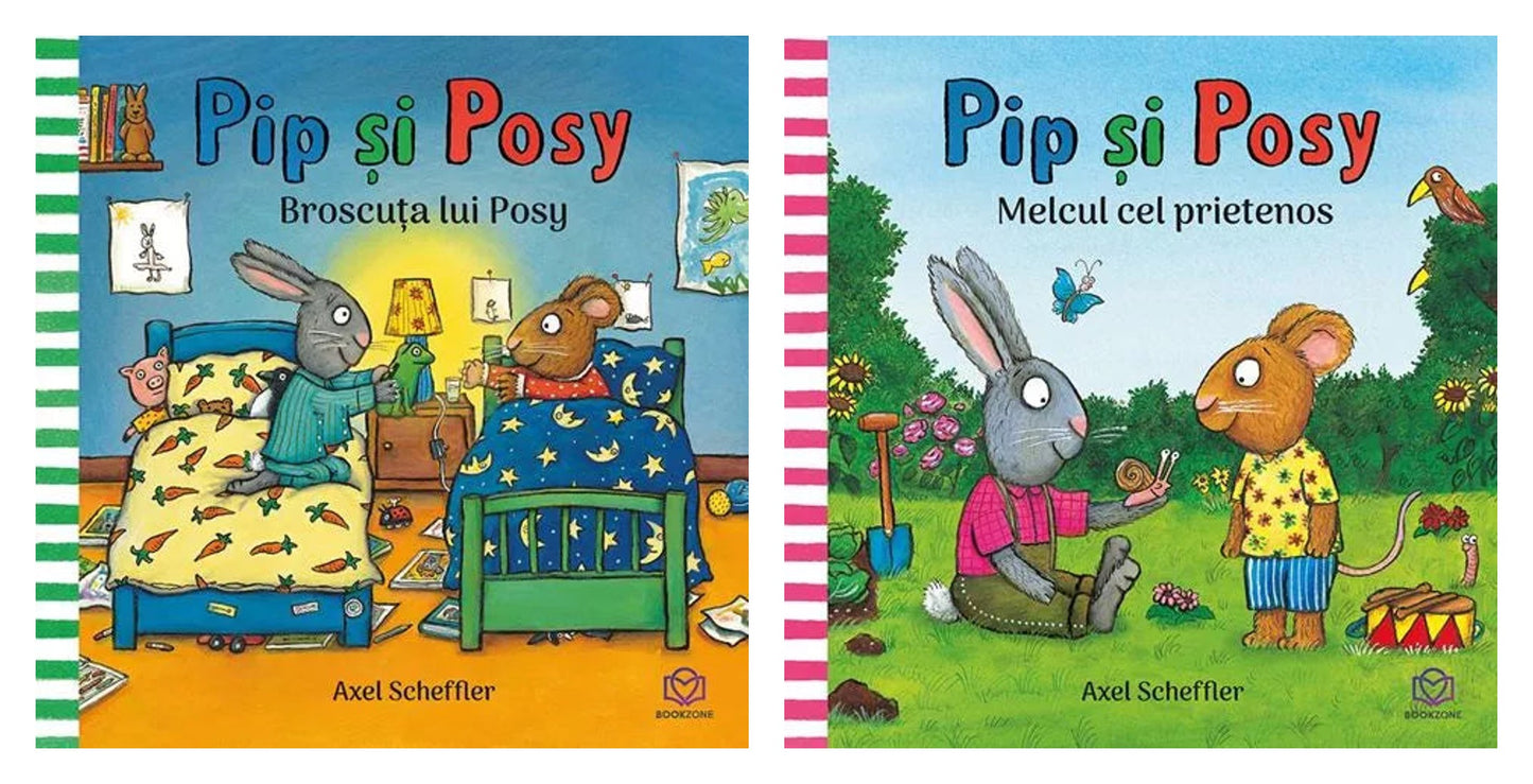 Pip si Posy - Broscuta lui Posy + Pip si Posy - Melcul cel prietenos
