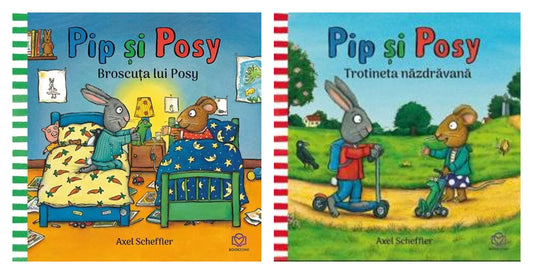 Pip si Posy - Broscuta lui Posy + Pip si Posy - Trotineta nazdravana