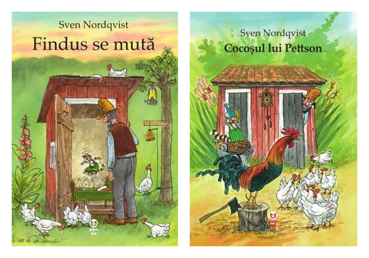 Findus se muta de Sven Nordqvist + Cocosul lui Pettson - Sven Nordqvist