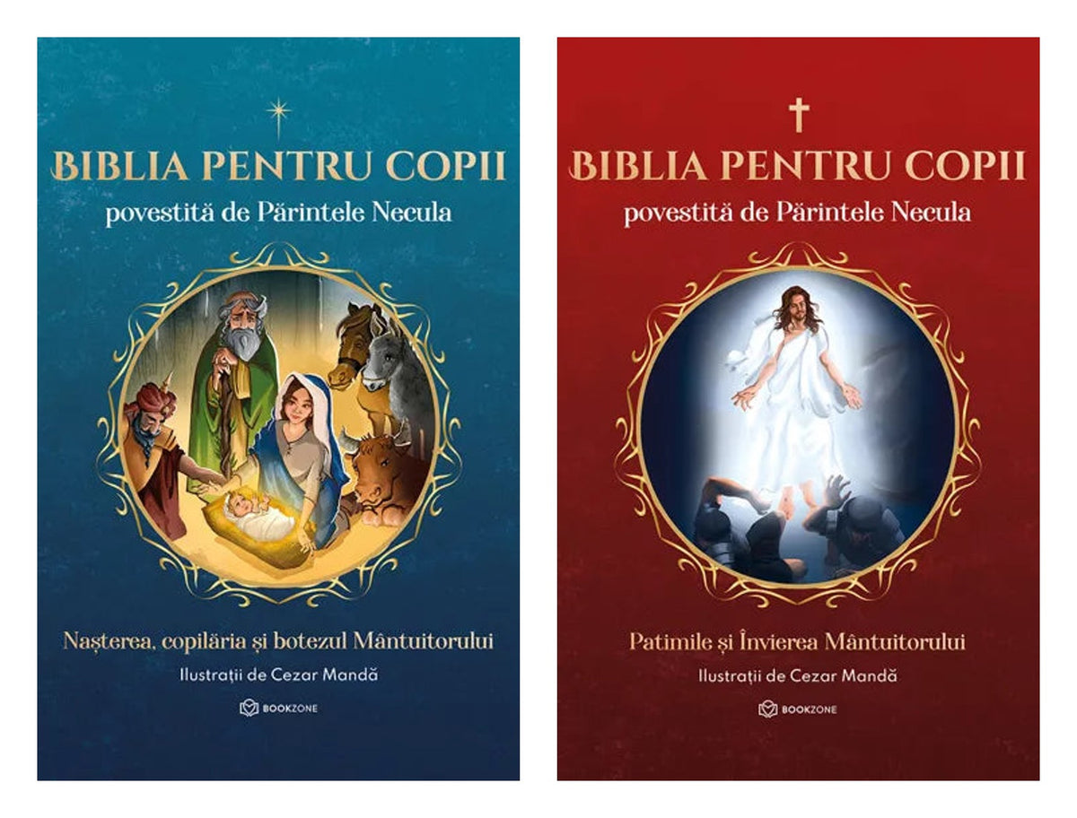 Biblia pentru copii povestită de Părintele Necula Vol. I + Biblia pentru copii povestita de Parintele Necula Vol 3