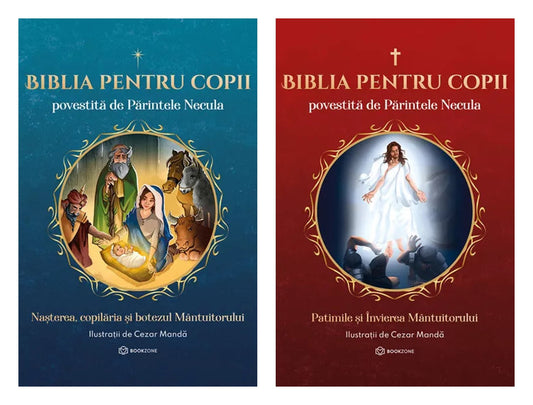 Biblia pentru copii povestită de Părintele Necula Vol. I + Biblia pentru copii povestita de Parintele Necula Vol 3