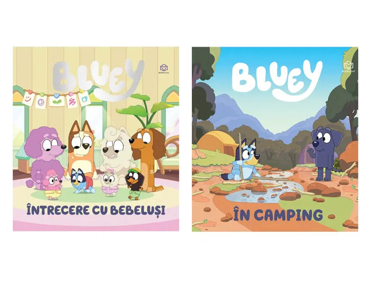 Pachet: Bluey - Intrecere cu bebelusi + Bluey - In camping