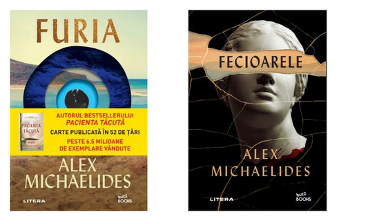 FURIA. Alex Michaelides. reeditare + FECIOARELE. Alex Michaelides. reeditare