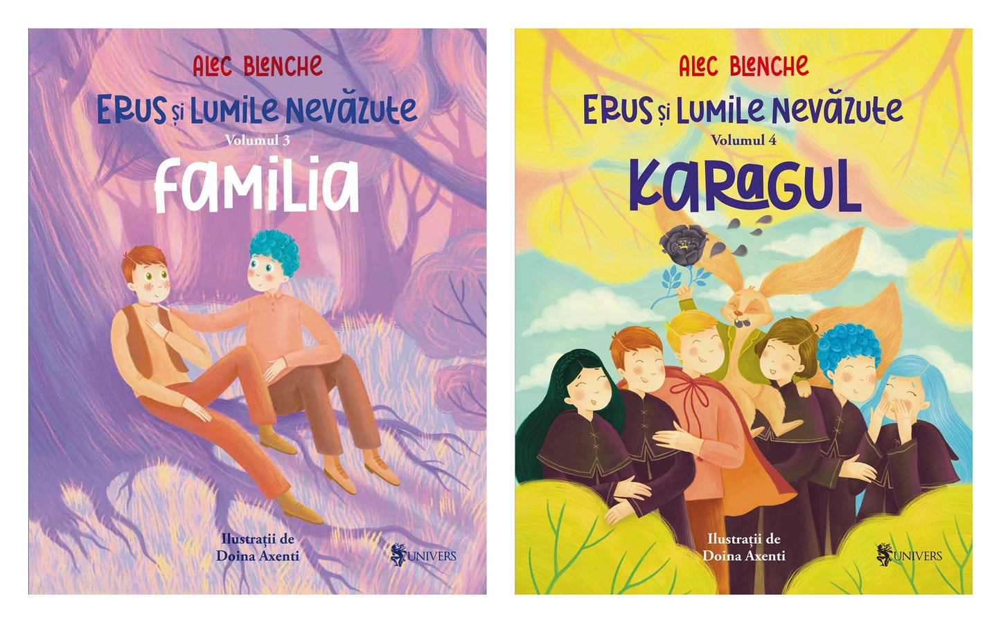 Erus si Lumile Nevazute - vol. 3 - Familia + Erus si Lumile Nevazute - vol. 4 - Karagul