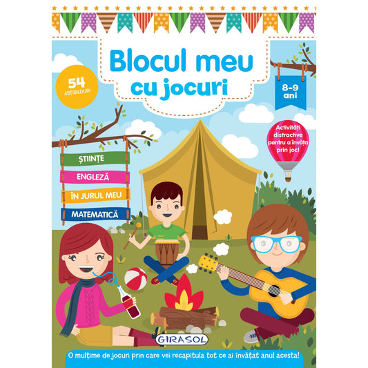 Blocul meu cu jocuri: 8-9 ani