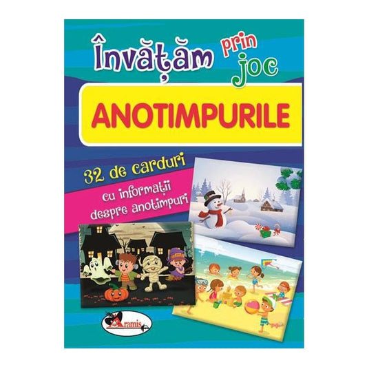 Învățăm prin joc. Anotimpurile. 32 de carduri