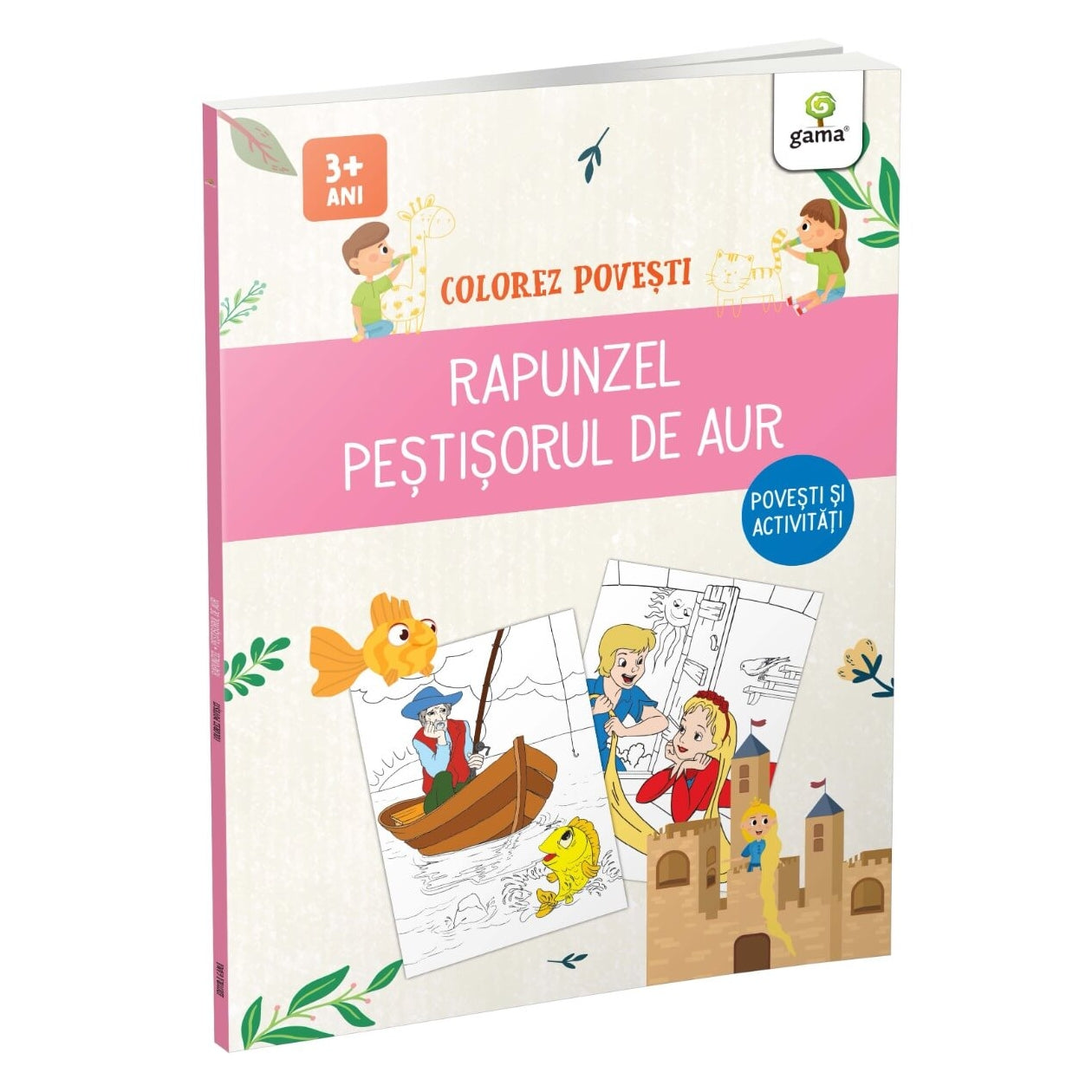Rapunzel & Pestisorul de aur - Colorez povesti